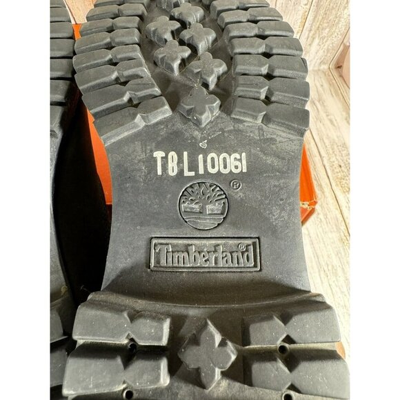 Timberland Navy Suede Wool Boots Round Toe Rubber Sole Toggle Closure Size 11M - Picture 13 of 15